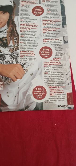 Capa + Entrevista Tokio Hotel