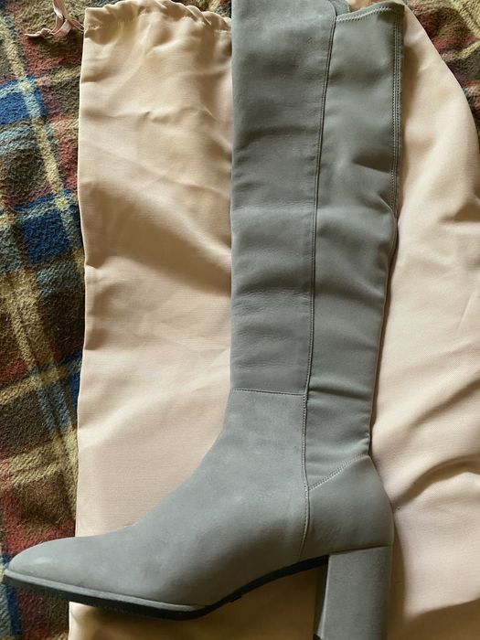 сапоги сірі батфорди