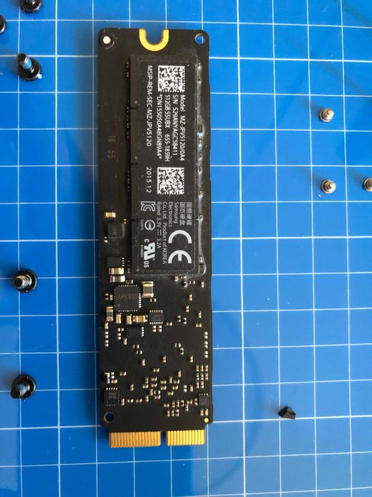Vendo SSD 128 GB para Macbook Air 2013 a 2017 - Última unidade