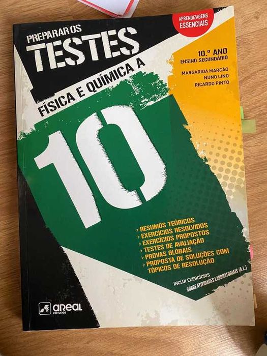 Livro de Testes Física e Química 10º ano