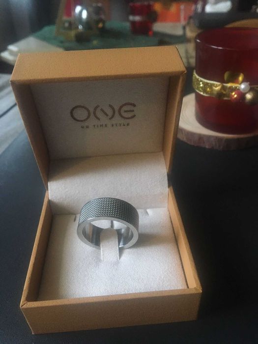 Anel da One Original em Aço - como novo