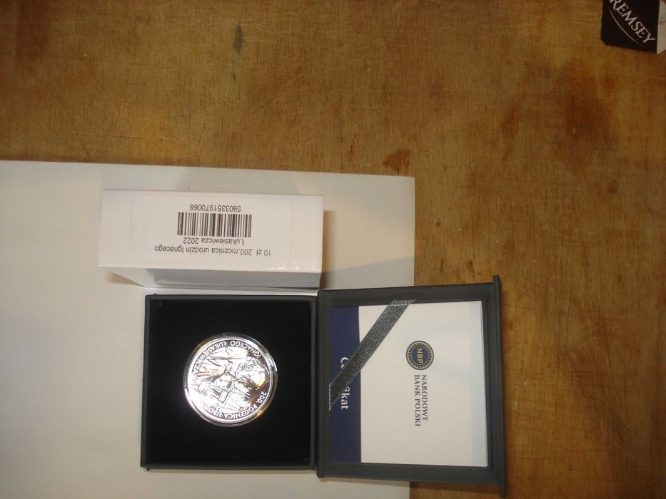 20zł 2022 I, Łukasiewicz moneta kolekcjonerska
