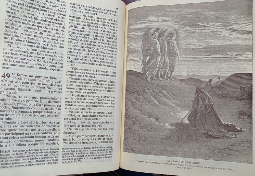 Bíblia Pastoral dois volumes Peças Históricas Únicas