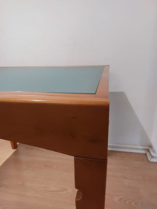 Mesa de refeição extensível em  madeira cerejeira
