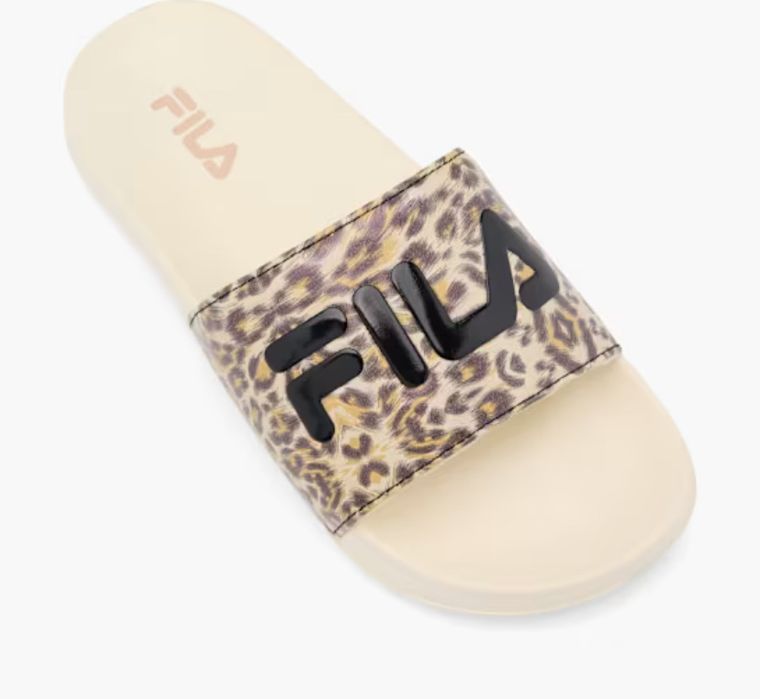 Женсуие шлепанци філа леопардовий принт  вкликий розмір 42