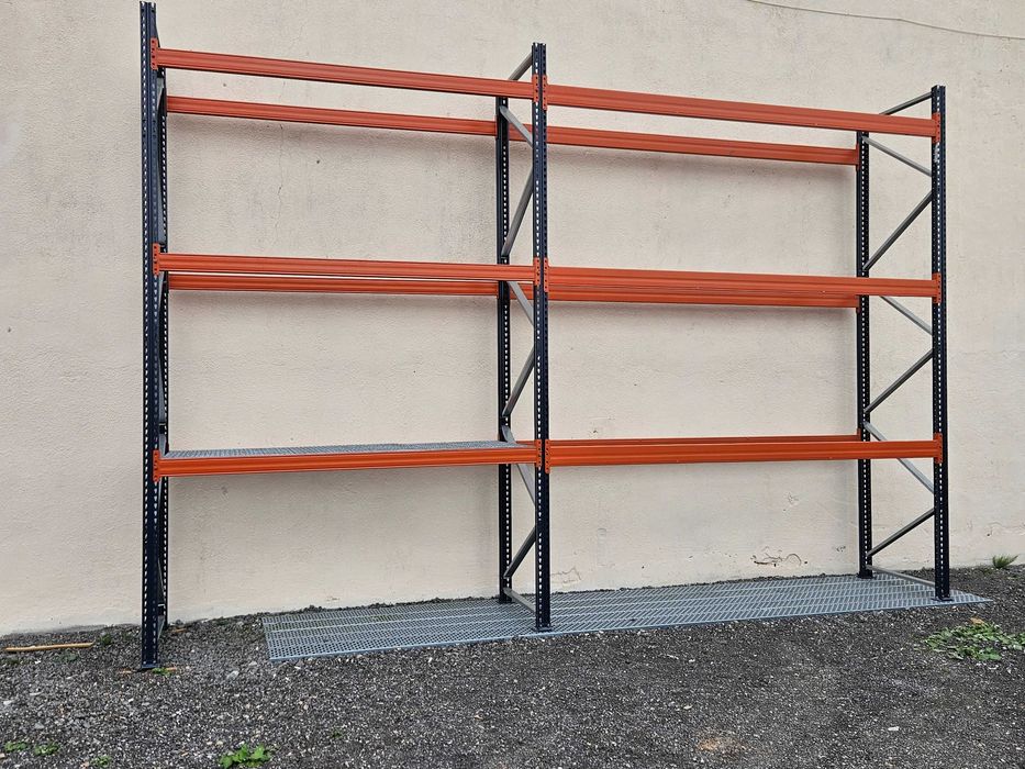 Regał magazynowy, regał paletowy, do magazynu, do warsztatu, metalowy