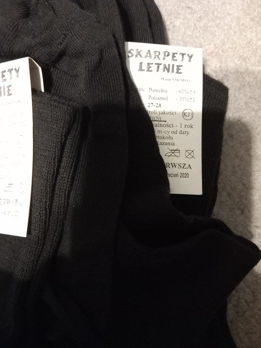 Skarpety letnie 5 szt. Wzór 538 nowe. Rozmiar 27-28