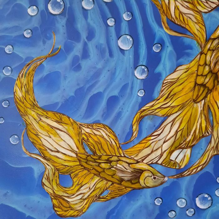 Natale Air / Живопис / картина / 40/40 Мixed media Art / 2020 / #156