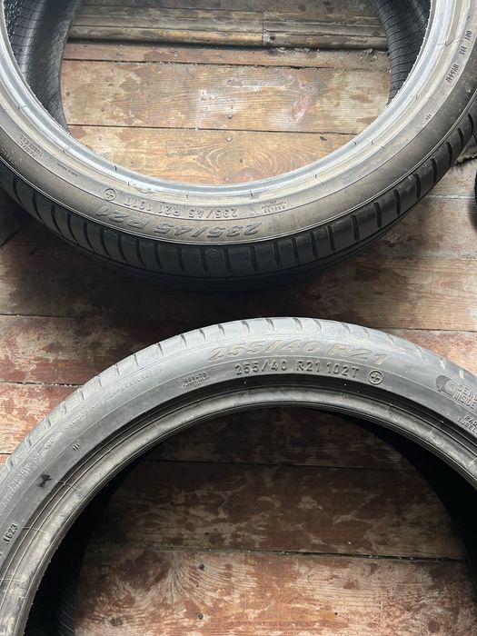Резина літо 255 40 r21 , 235 45 r21 pirelli
