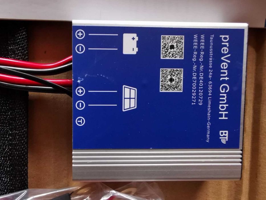 PreVent 135W складна портативна сонячна панель + MPPT-контролер заряду (з вологозахистом IP67)  (Німеччина). Комплект.