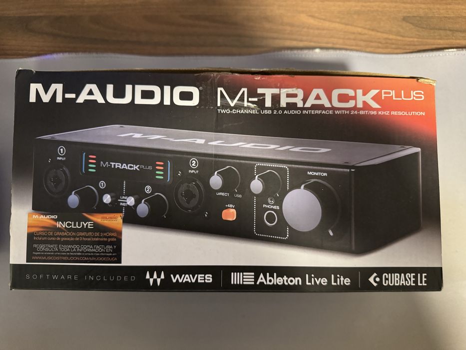 Placa de áudio – M-Audio M-Track Plus