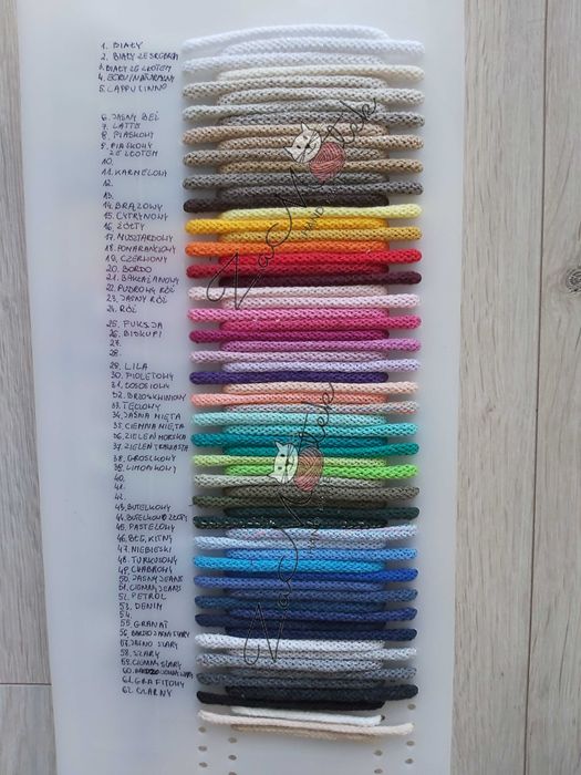 Liny Uchwyty do Obag Gwinty mix 79 cm mini, standard itp. pachnąc