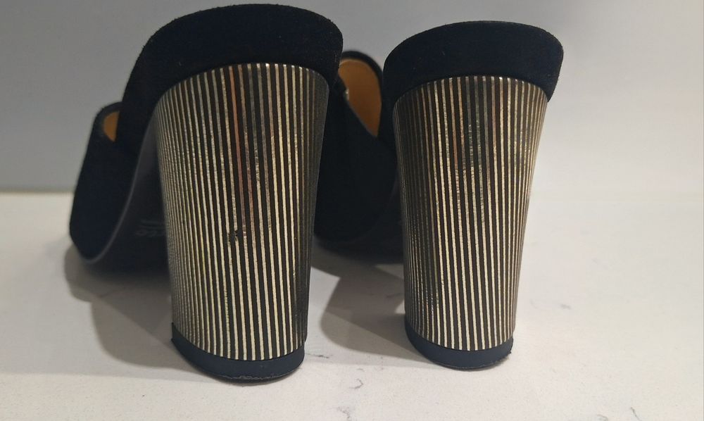 Marco Shoes zamsz klapki r. 36