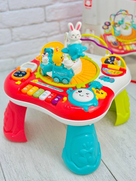 Інтерактивний розвиваючий столик (потяг, піаніно, моб.телефон)