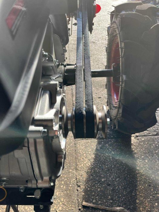 мотоблок гибрид двигатель 15 лс vitals с активной фрезой