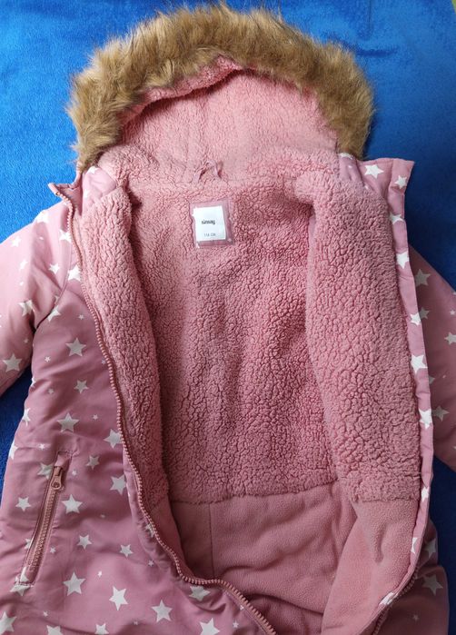 Комбінезон зимовий для дівчинки, на зріст 116см
