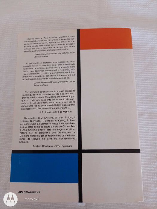 Dicionário de Narratologia