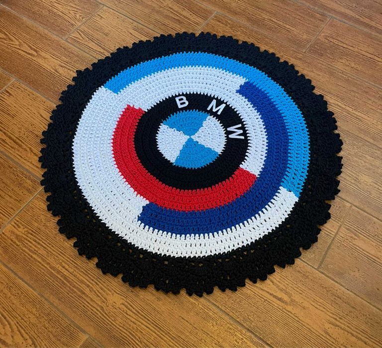 Tapete croche tema bmw