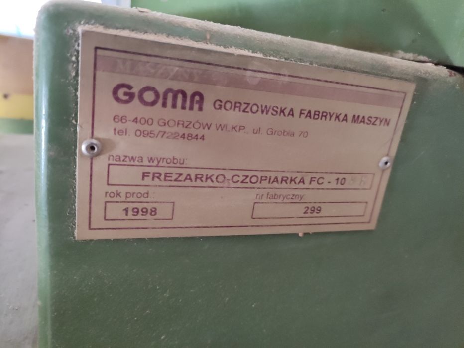Frezarko czopiarka Gomad