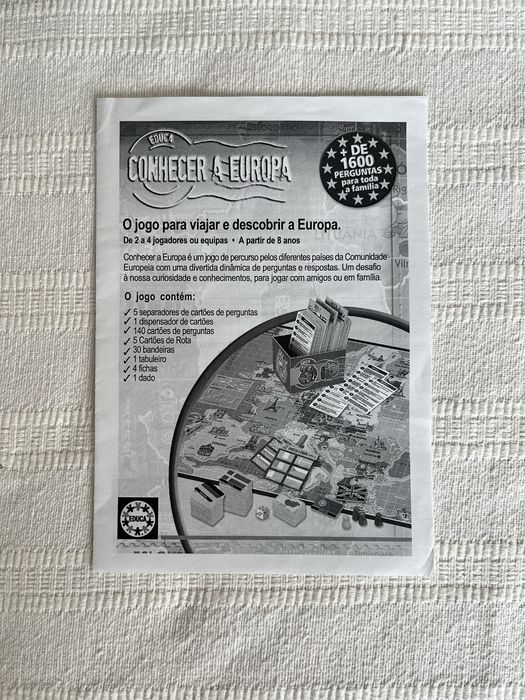 Jogo Conhecer a Europa