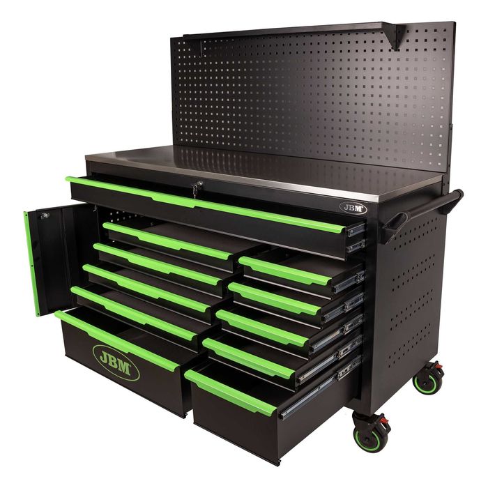CARRO FERRAMENTAS 11 GAVETAS C/ PAINEL PERFURADO JBM JL20