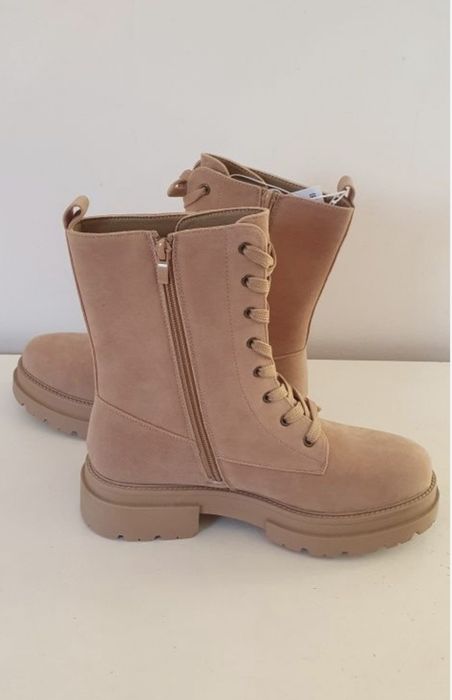 Botki bezowe 41 Buty damskie