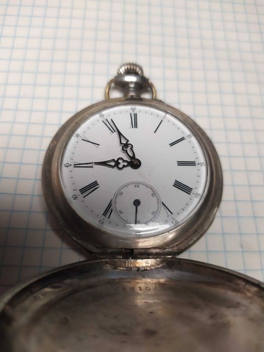 Часы карманные серебряные