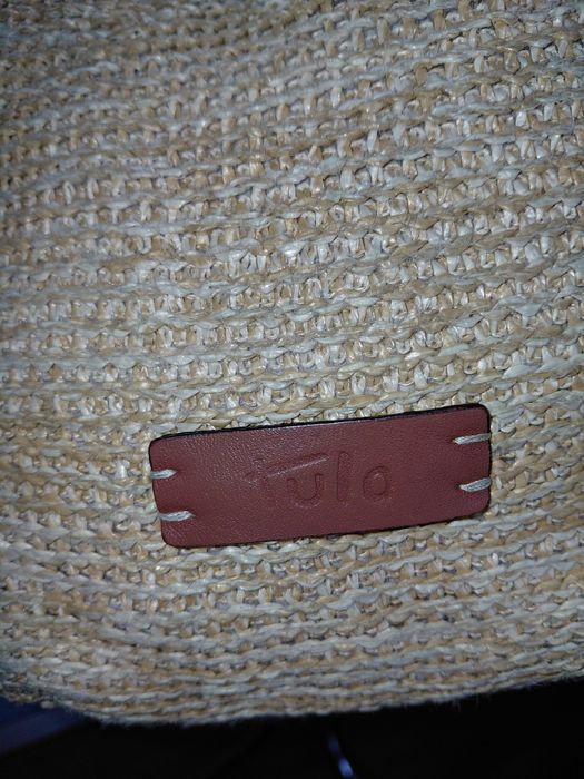 Torebka Tula ze skórą naturalną bez I brąz