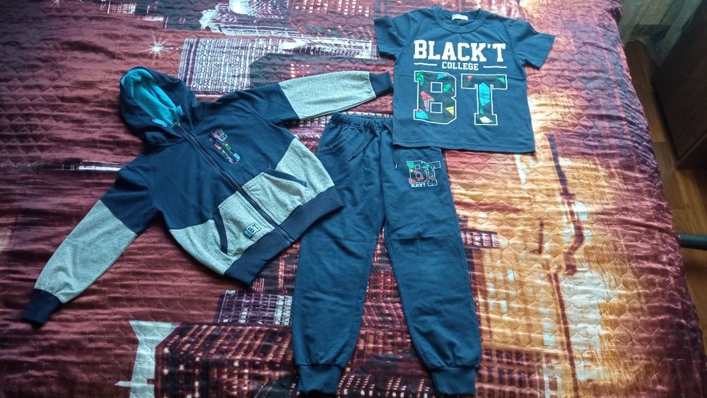 Спортивний костюм на хлопця 6-8 р. (3 в 1)