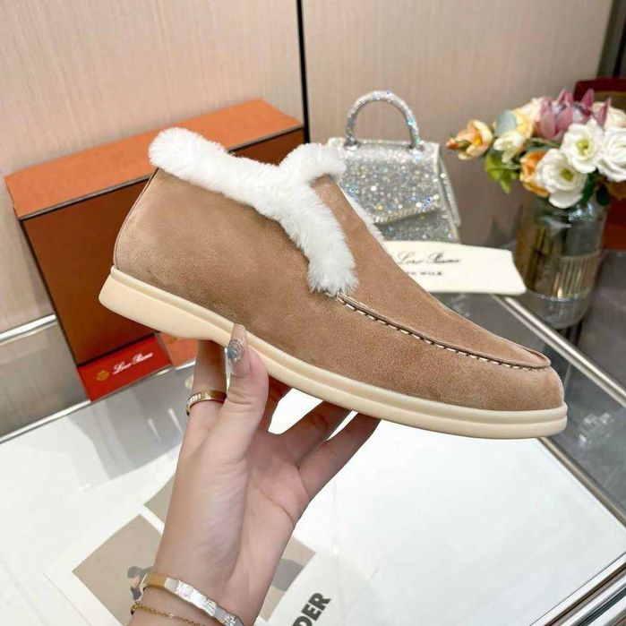 Loafersy Zimowe Loro Piana Open Walk - 38