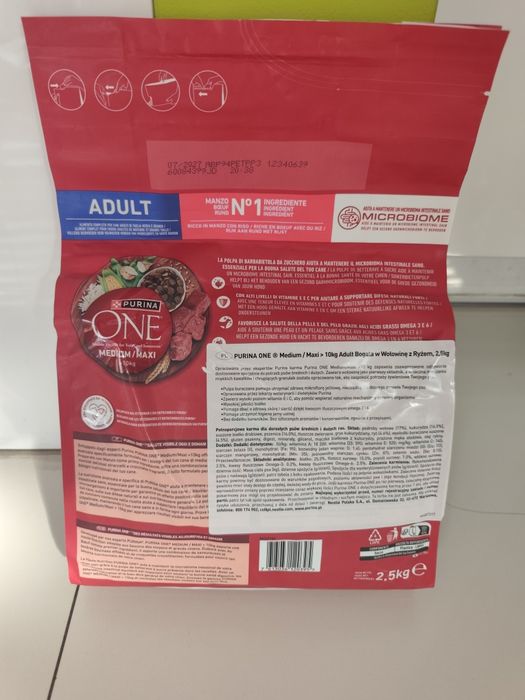 Purina one karma dla psów 2.5 kg