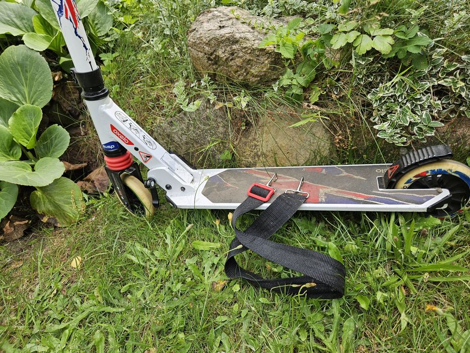 Hulajnoga biala amortyzator