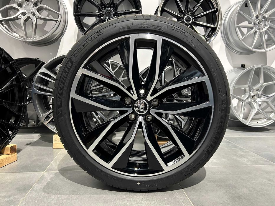 Oryginalne koła letnie 19 5x112 Skoda Superb III IV VW Passat B8 B9 Michelin