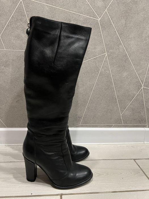 Весенние сапоги. Кожа