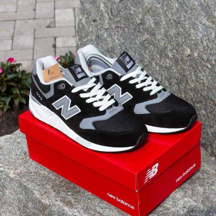 (1485) Кросівки New Balance 997 чорні з білим (41, 42) нб nb