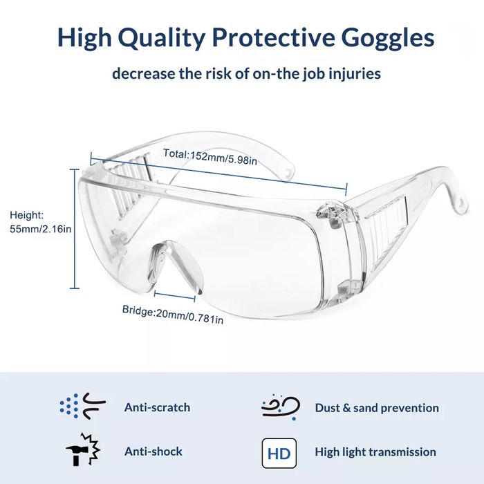 Очки защитные анти-запотевание!