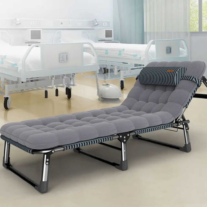 Розкладне ліжко шезлонг WCG FB-S01PP + матрац