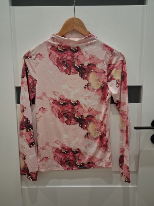 Italy moda rozowy polgolf damski M