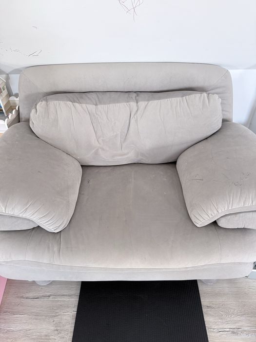 Duży komplet wypoczynkowy sofa i dwa fotele