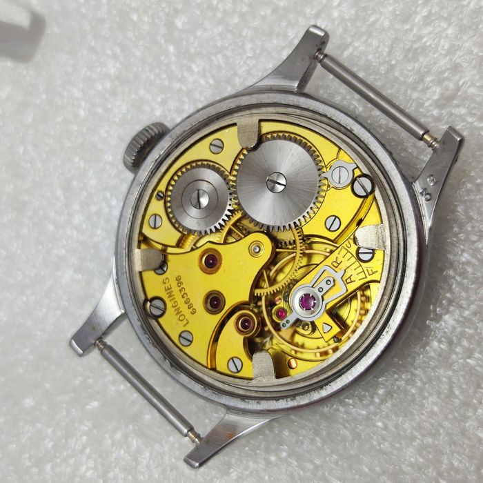 Longines Sei Tacche Vintage 1944r Stal 33mm 12.68Z