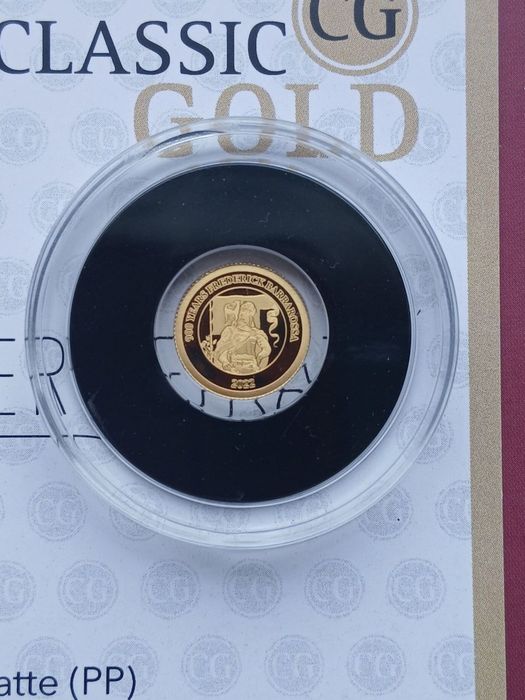 Золотая монета 999.9 пробы Весом 0,5 грам