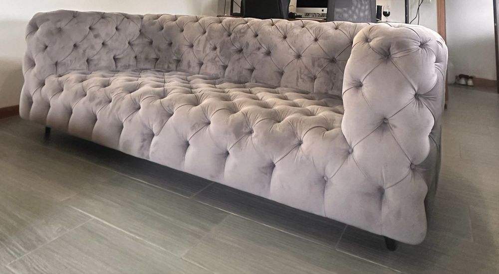 sofa capitone - Sofás, Cadeirões e Poltronas | OLX Portugal