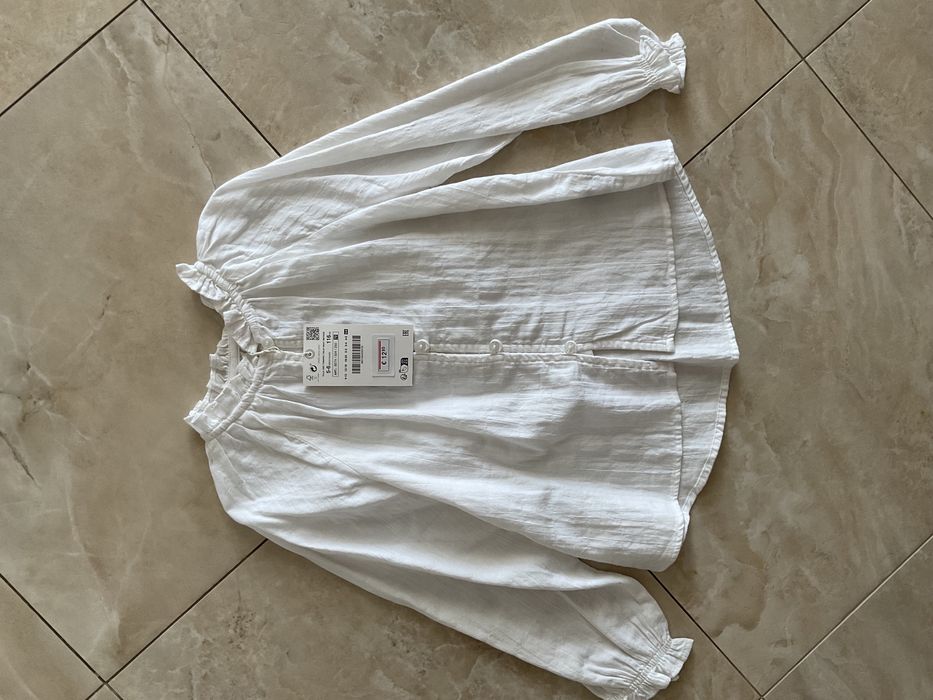 ZARA блузка сорочка нова 5-6р лосини лонгслив кофта спідниця