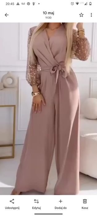 Elegancki Kombinezon damski,wesele , chrzciny ,komunia ,impreza