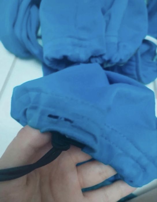 Niebieskie spodnie NIKE