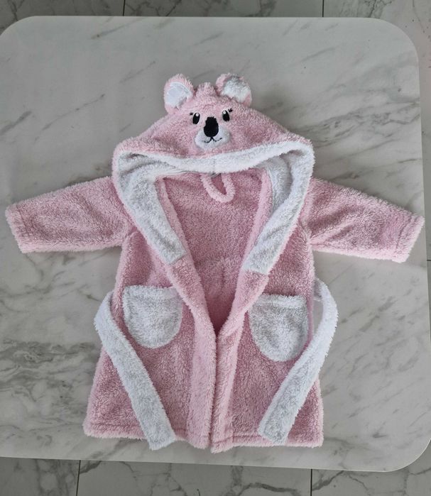 Szlafrok różowy MIŚ KOALA mięciutki 92