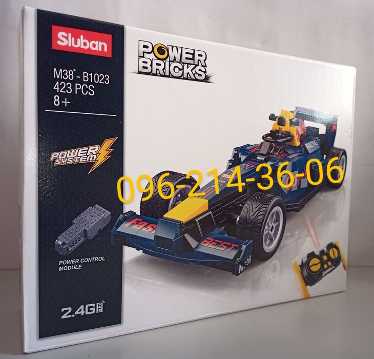 Конструктор на РУ SLUBAN M38-B1023 "Гоночная машина Formula 1", 423дет