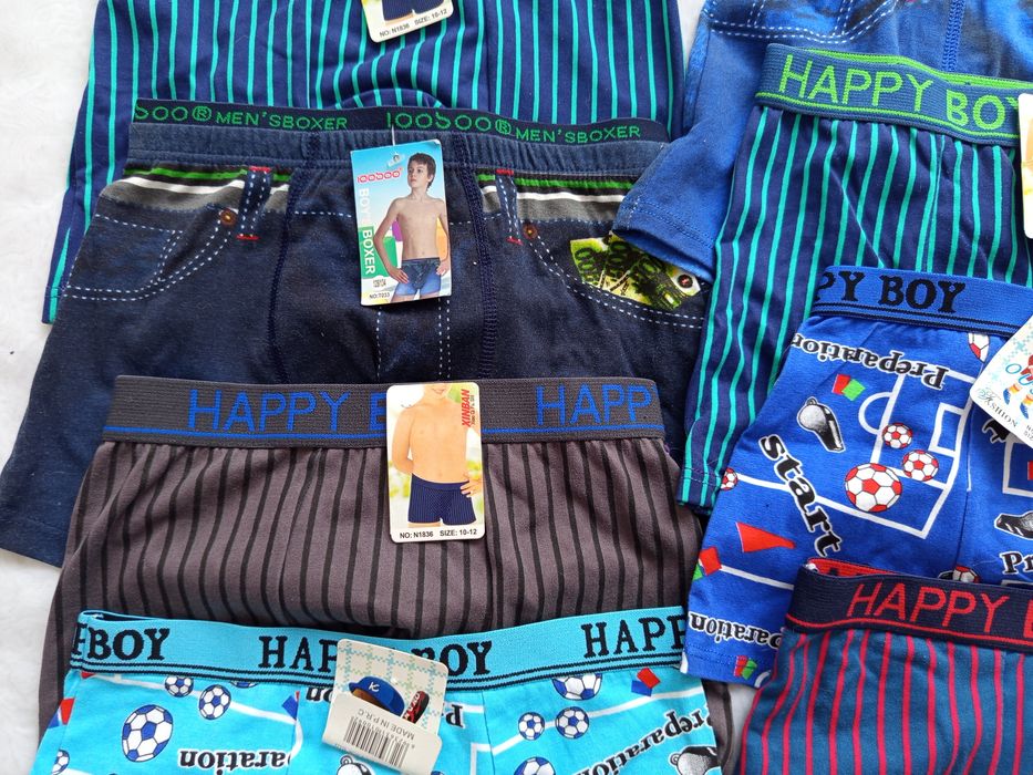 Zestaw bokserek 134/146cm 8szt