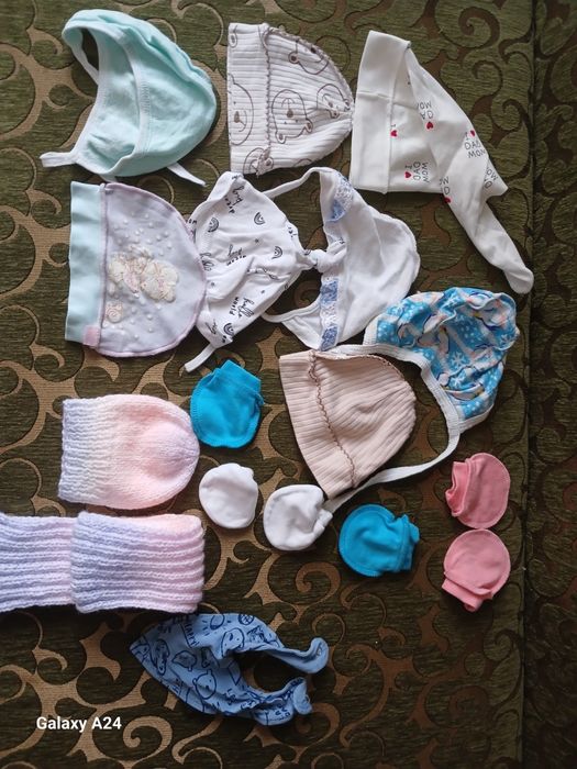 Пакет детских вещей 56–62 (0–3 мес) — 500 грн