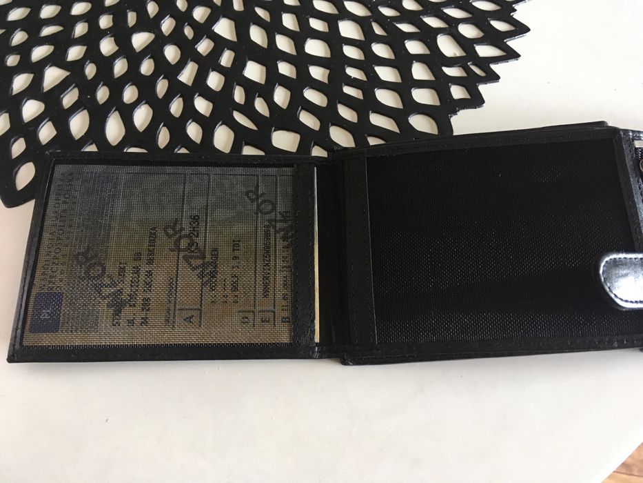 Portfel męski, skóra naturalna